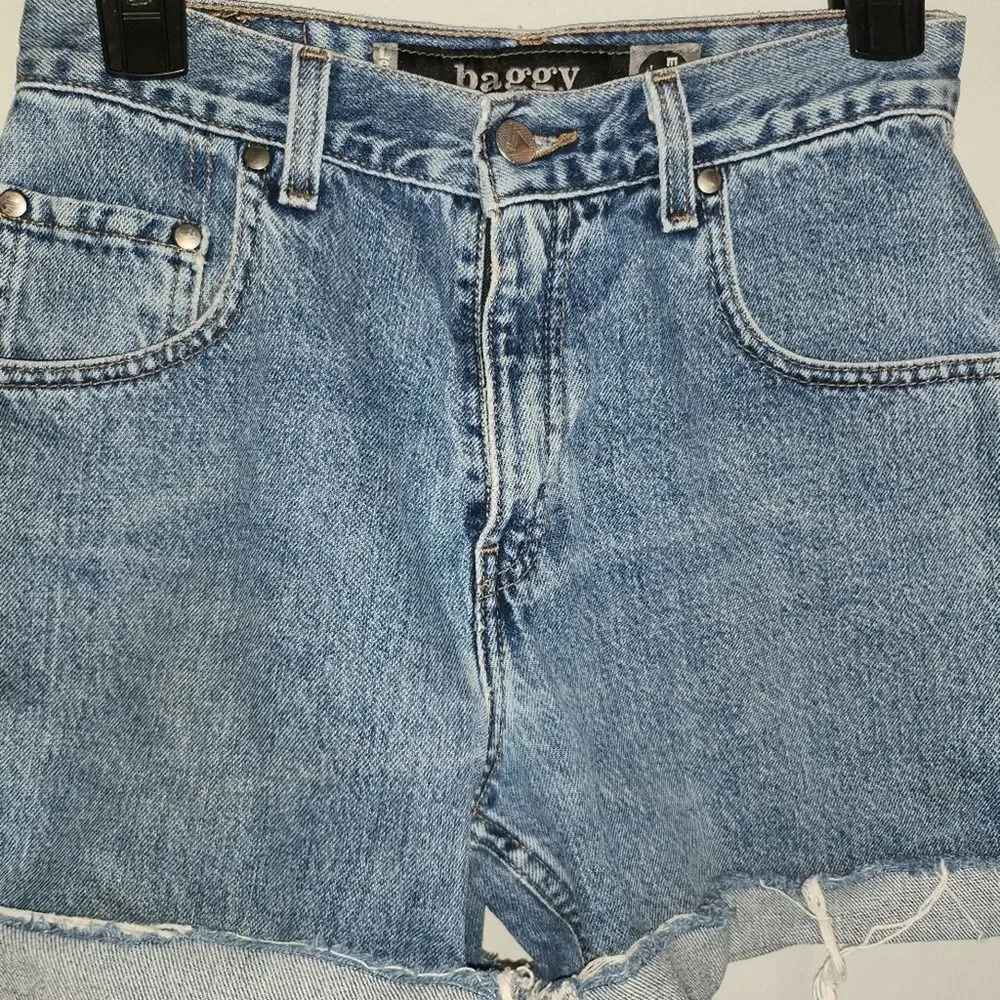 Vintage Levis Silver Tab Denim Jean Shorts Size 10